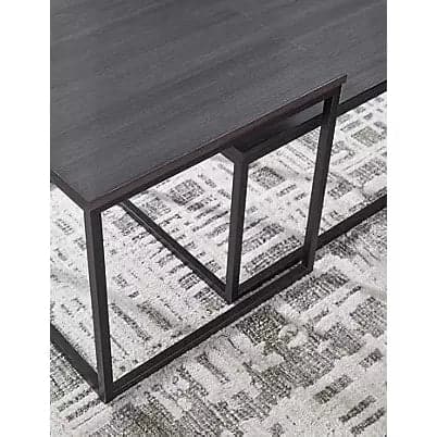 Modern Rectangle Nesting Tables in Grey - HER Home Design Boutique