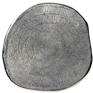 Modern Round End Table in Chrome - HER Home Design Boutique