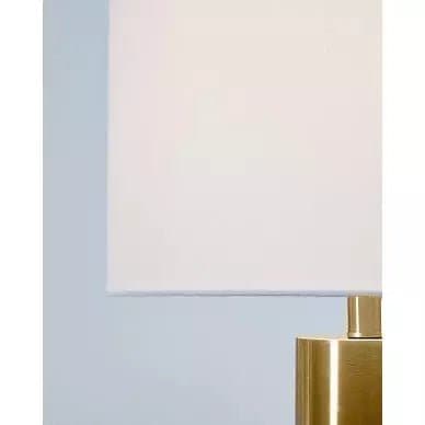 Modern Table Lamps in White and Gray Faux Marble (Set of 2) - HER Home Design Boutique