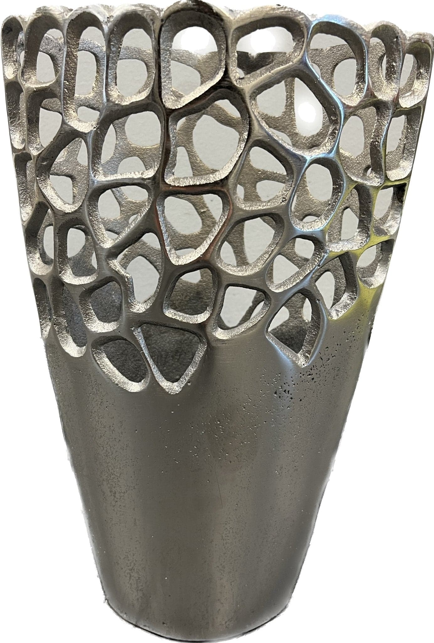 Modern Vase in Silver - HER Home Design Boutique