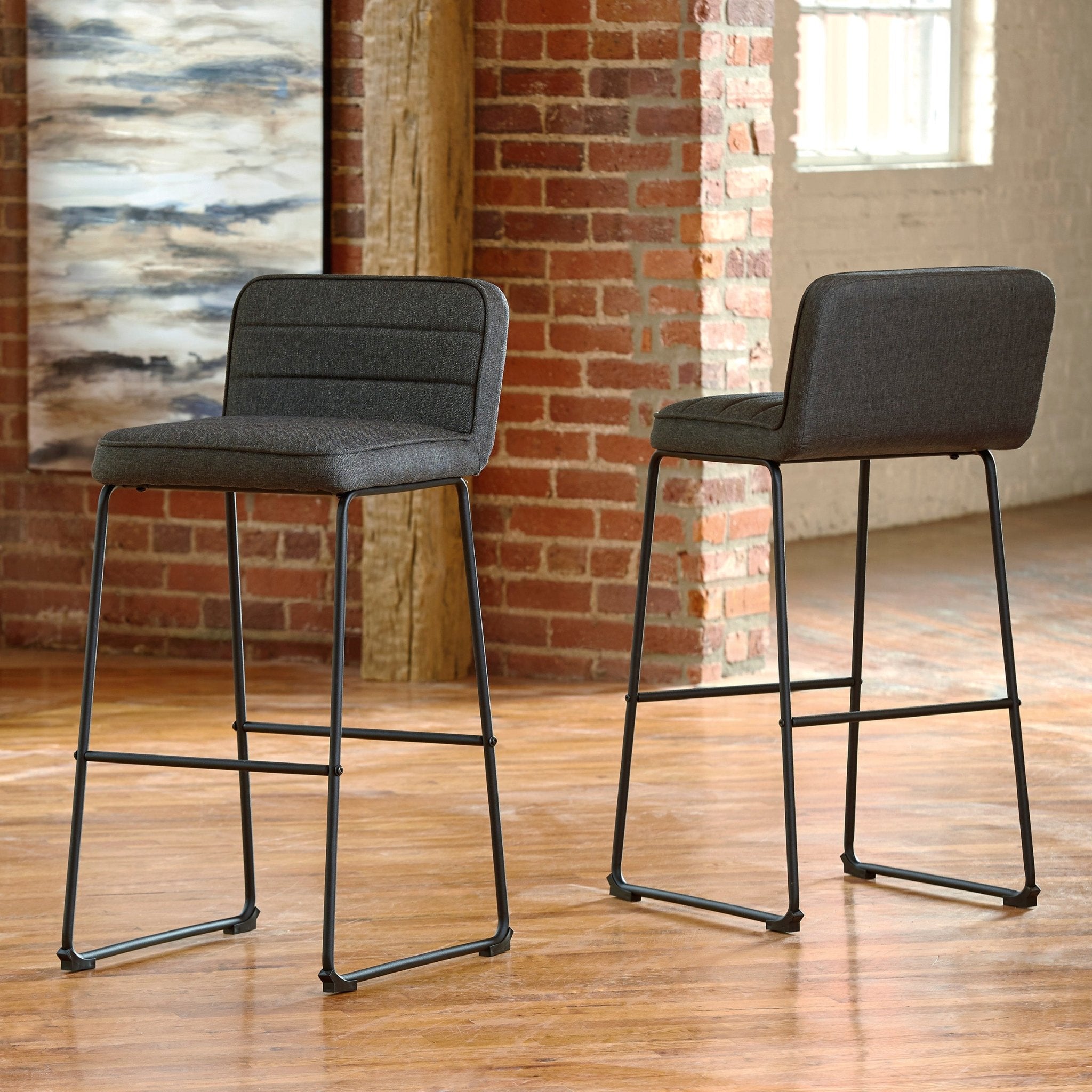 Nerison Bar Height Bar Stool Set of 2 - HER Home Design Boutique