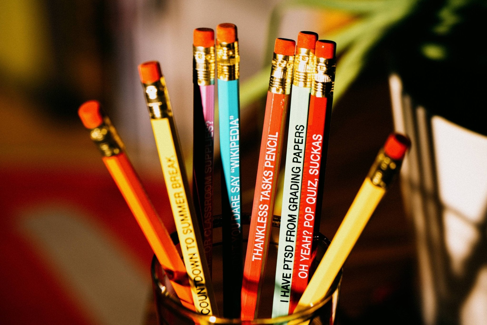 Pencils for Teachers | Funny Pencils - HER Home Design Boutique