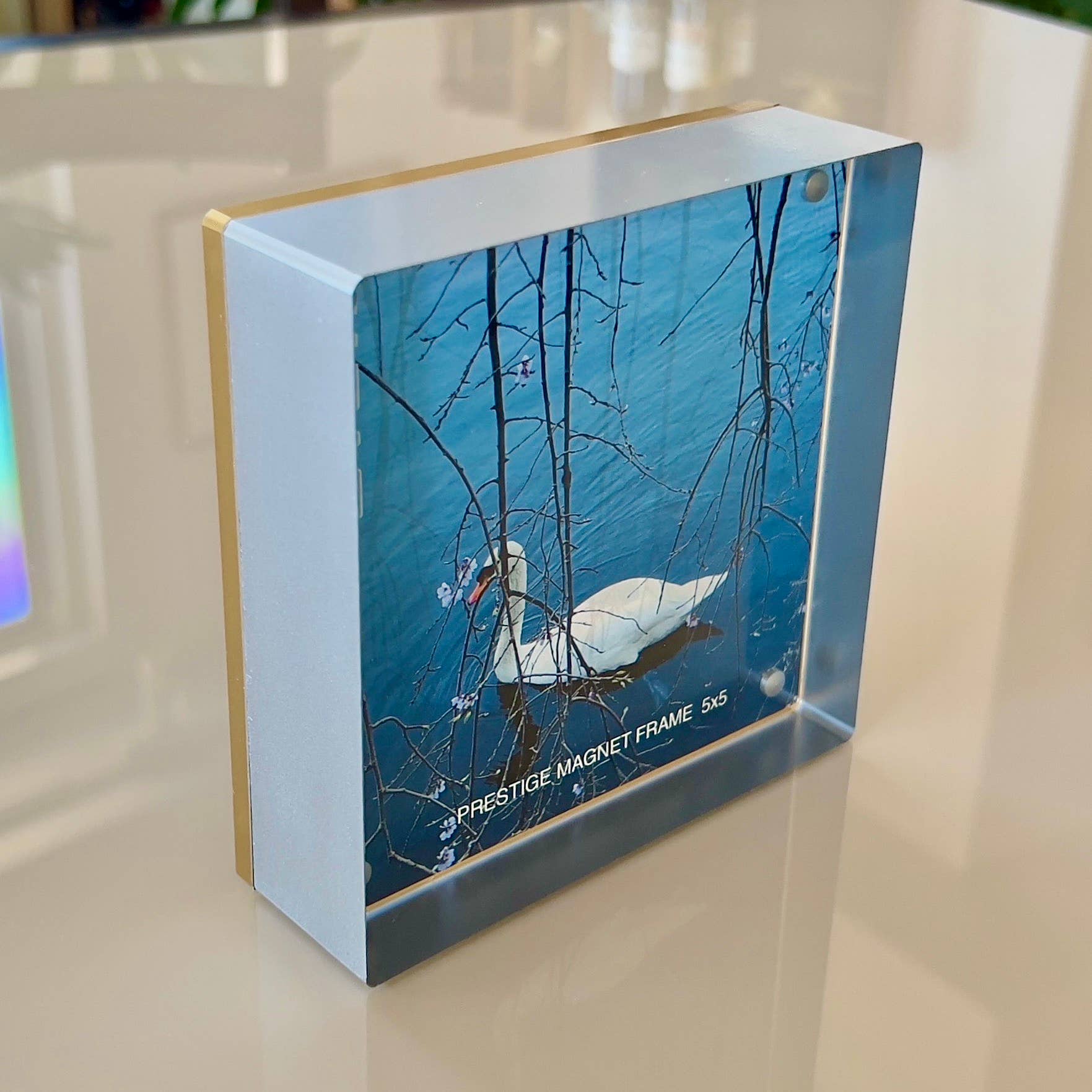 Prestige Magnet Frame: Silver / 5"x7" - HER Home Design Boutique