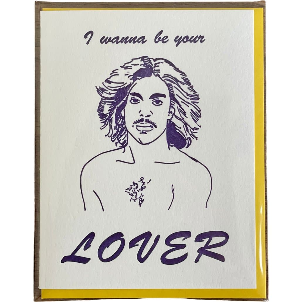 Prince Lover Greeting Card - HER Home Design Boutique