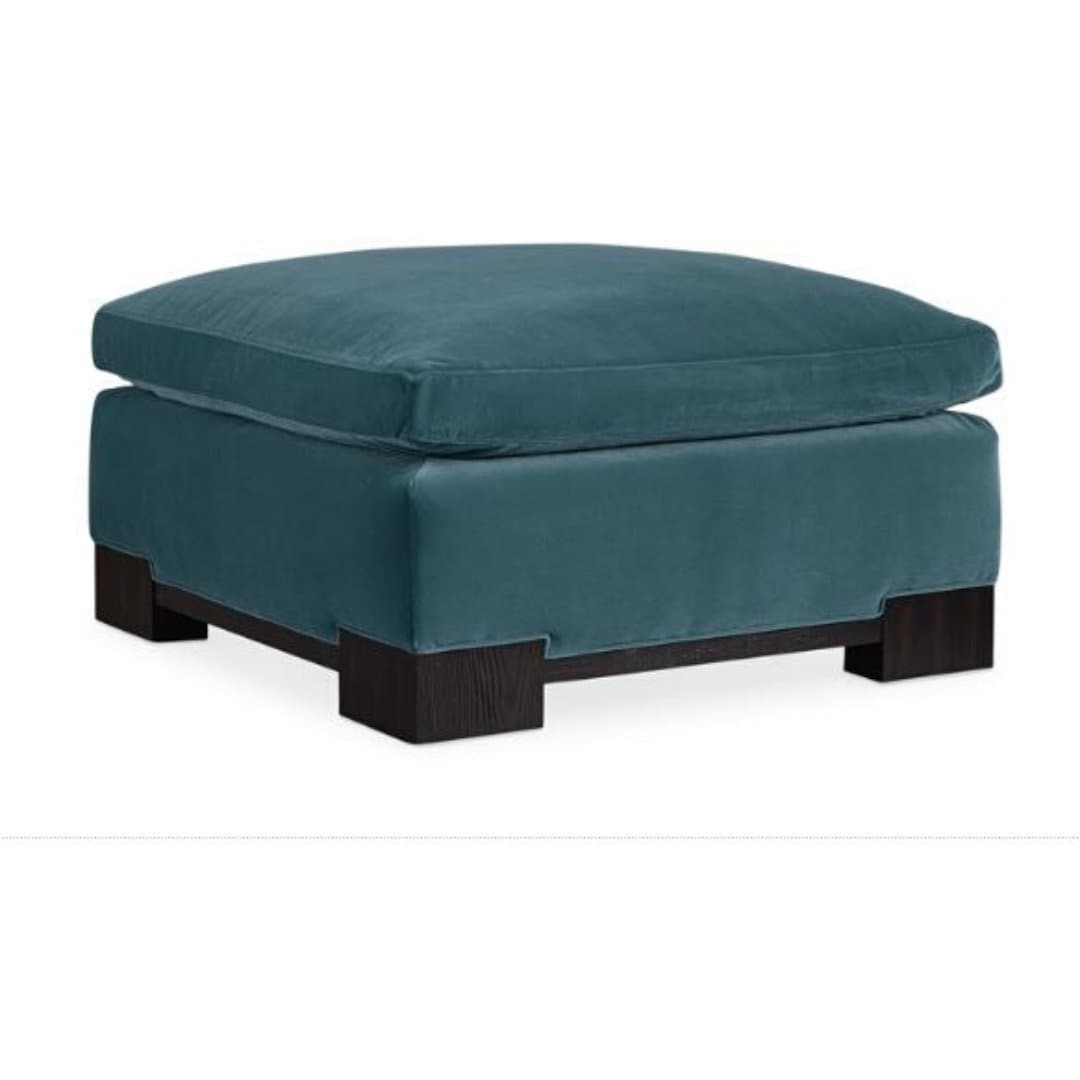 Refresh Ottoman in Dark Teal - HER Home Design Boutique