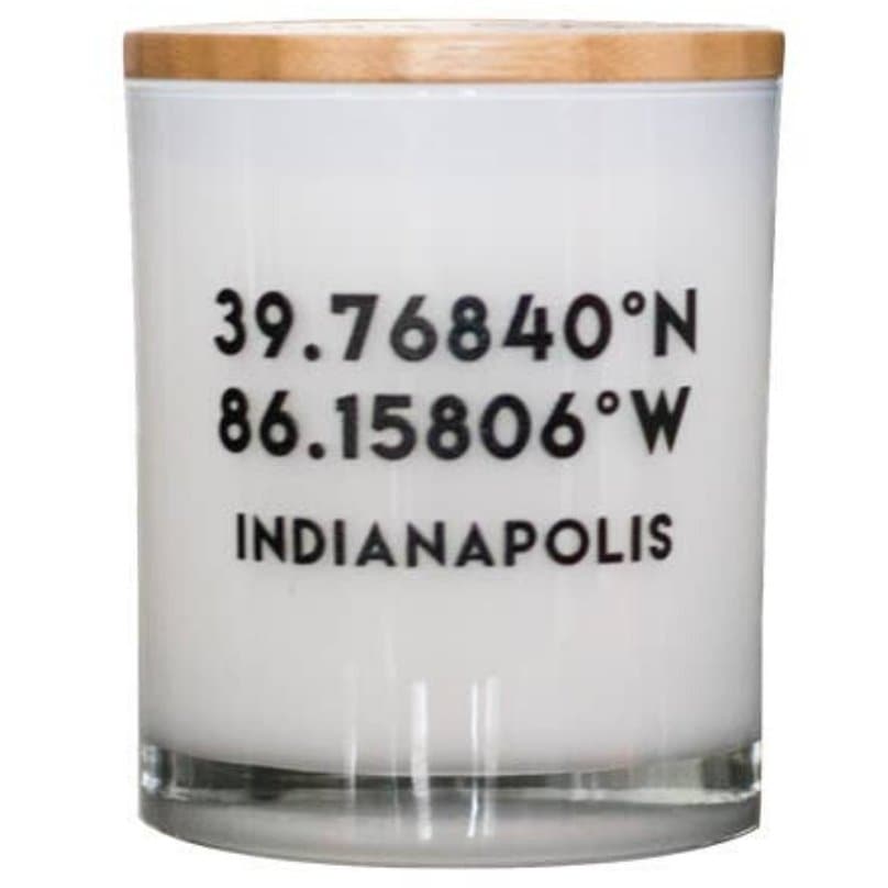 Rep Your City - Indiana Highly Scented Soy Candle in Basalm and Cedar - HER Home Design Boutique
