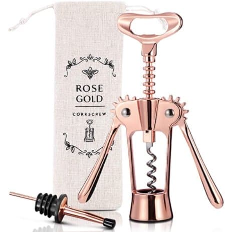 Rose Gold Corkscrew with Bottle Opener - HER Home Design Boutique