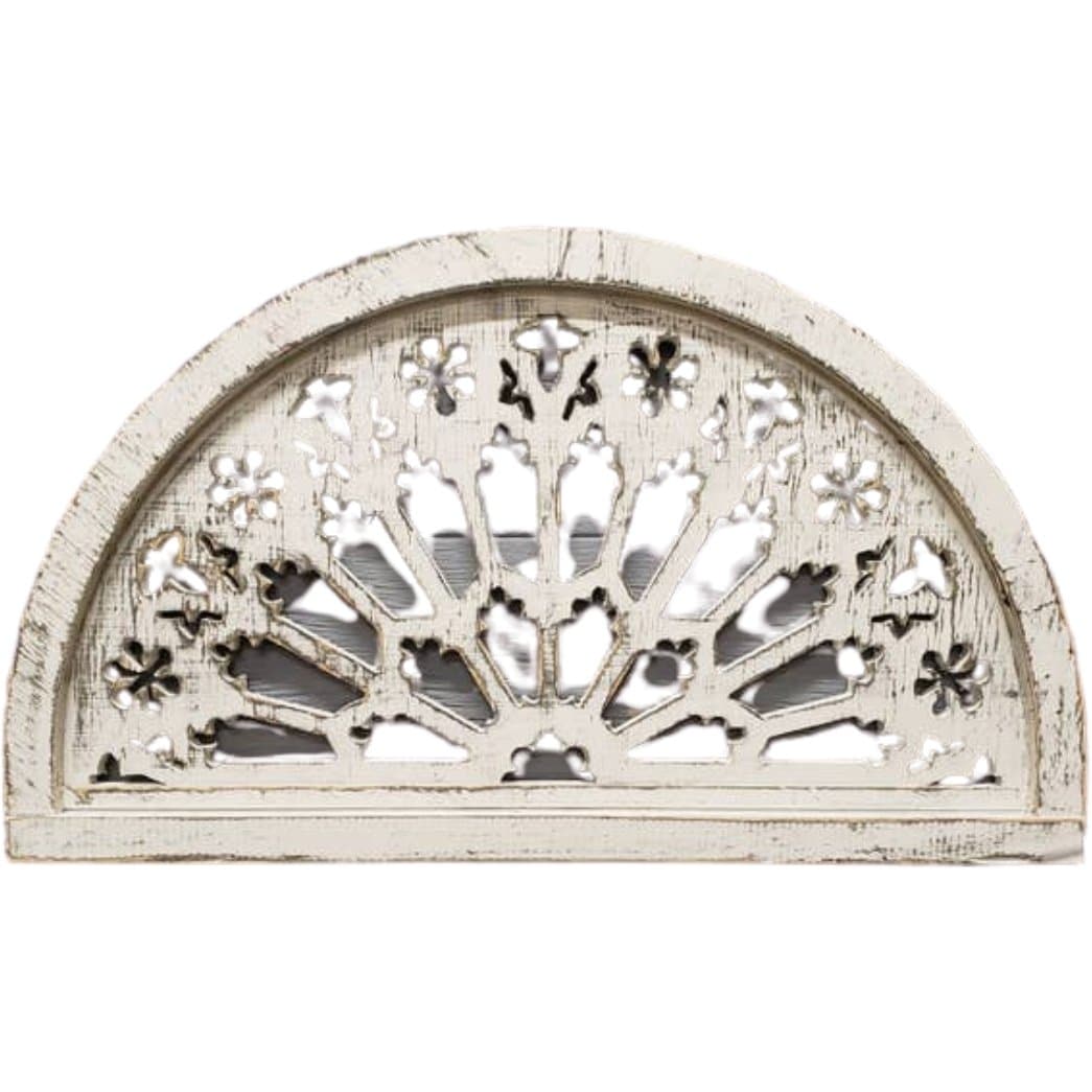 Rose Wood Arch in White-Wash - HER Home Design Boutique