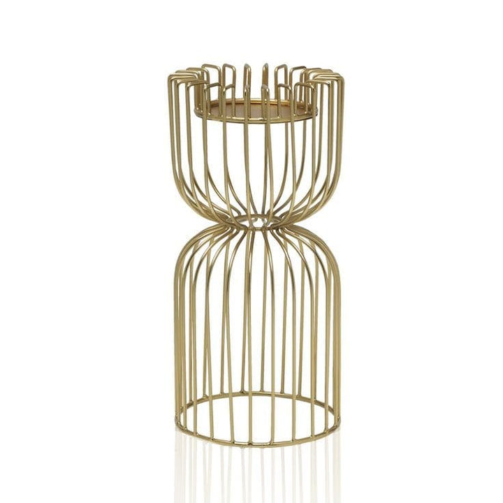 Scott Living Brass Birdcage Candleholder, Large - HER Home Design Boutique