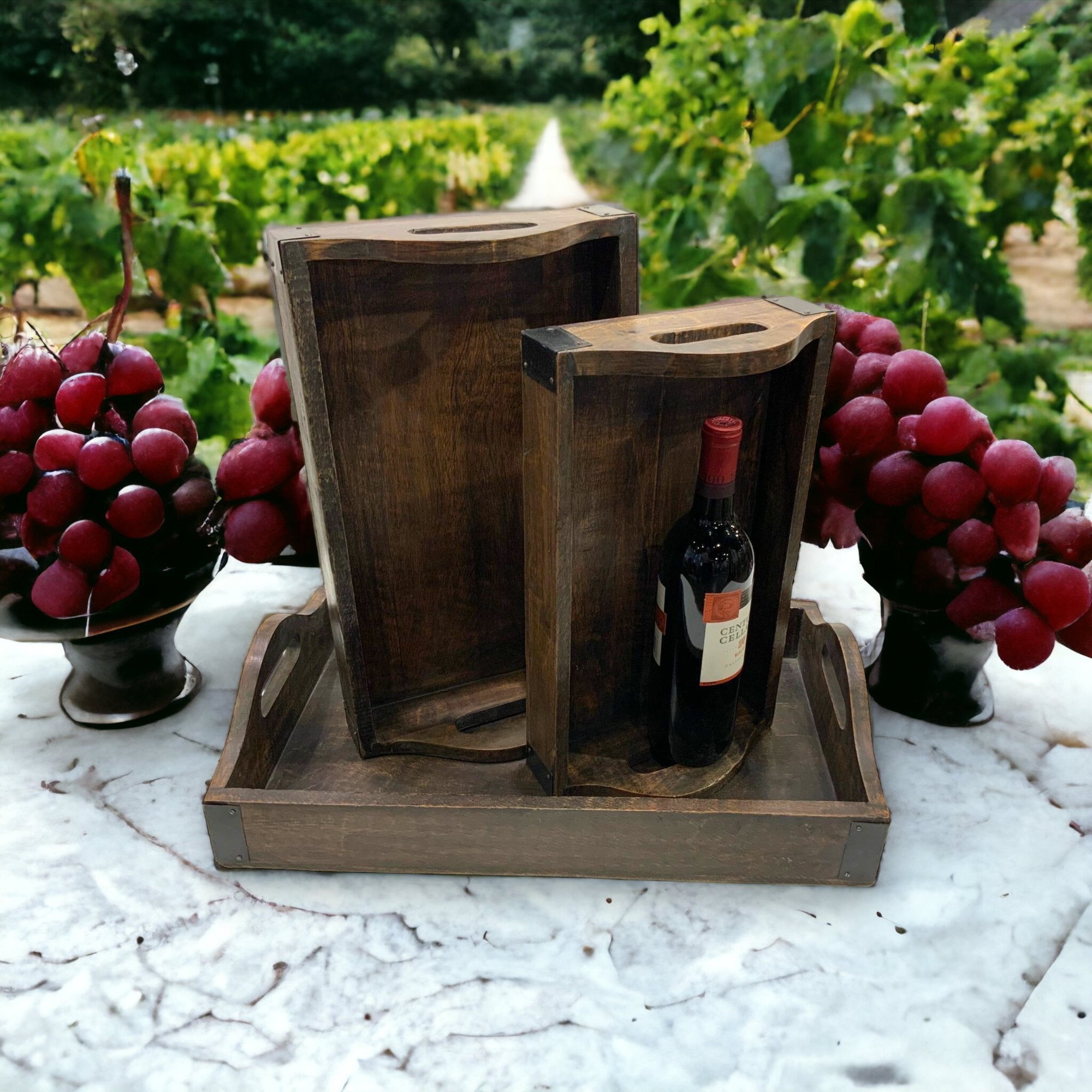 Set of 3 Solid Wood Serving/Charcuterie Trays - HER Home Design Boutique