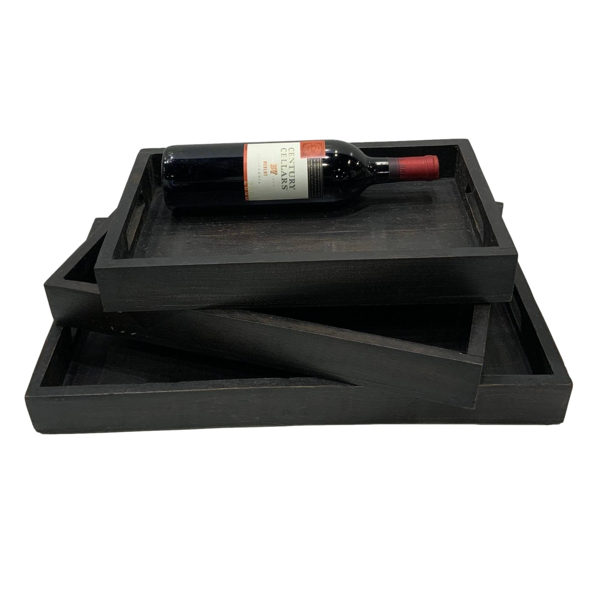 Set of 3 Solid Wood Serving/Charcuterie Trays - HER Home Design Boutique