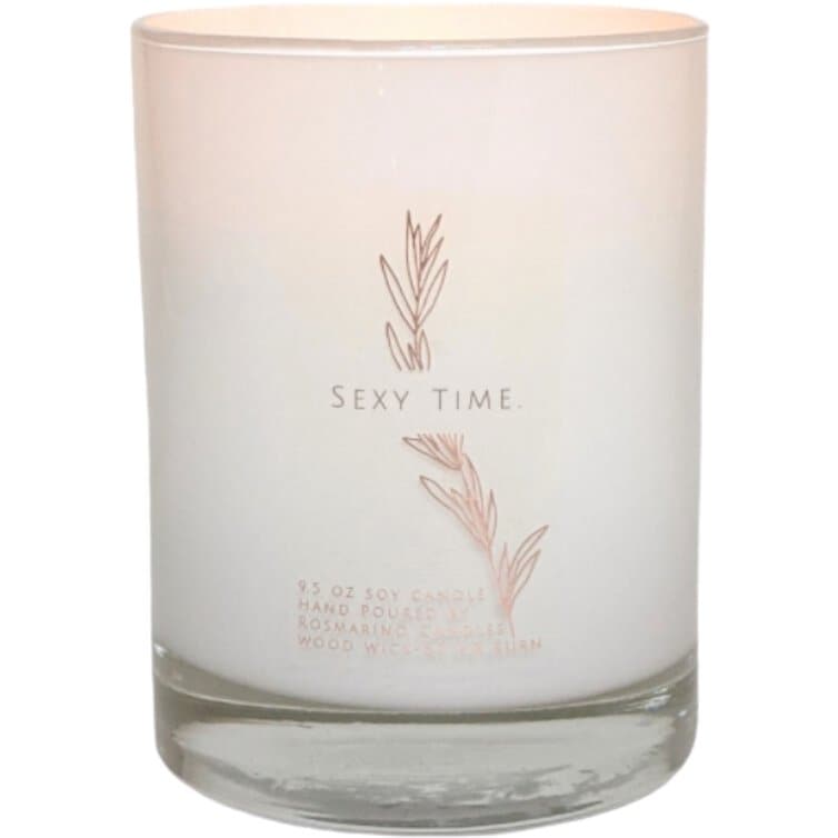 Sexy Time Soy Wood Wick Candle - HER Home Design Boutique