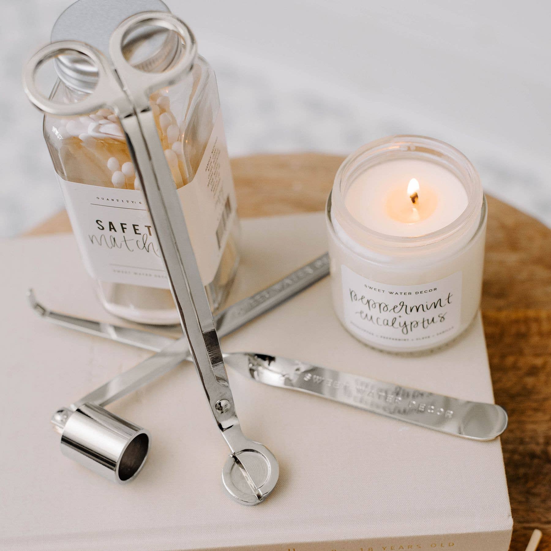 Silver Candle Care Kit - Home Decor & Gifts - HER Home Design Boutique