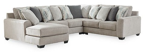 Transitional 4-piece Sectional Sofa (LAF Chaise, Armless Loveseat, Corner and RAF Sofa) - HER Home Design Boutique
