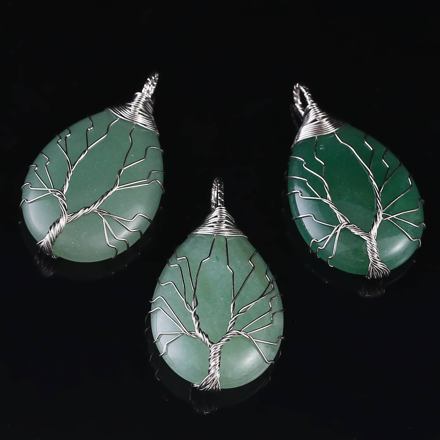 Tree of Life Wire Wrapped Necklace - Assortment 12 Pcs - HER Home Design Boutique