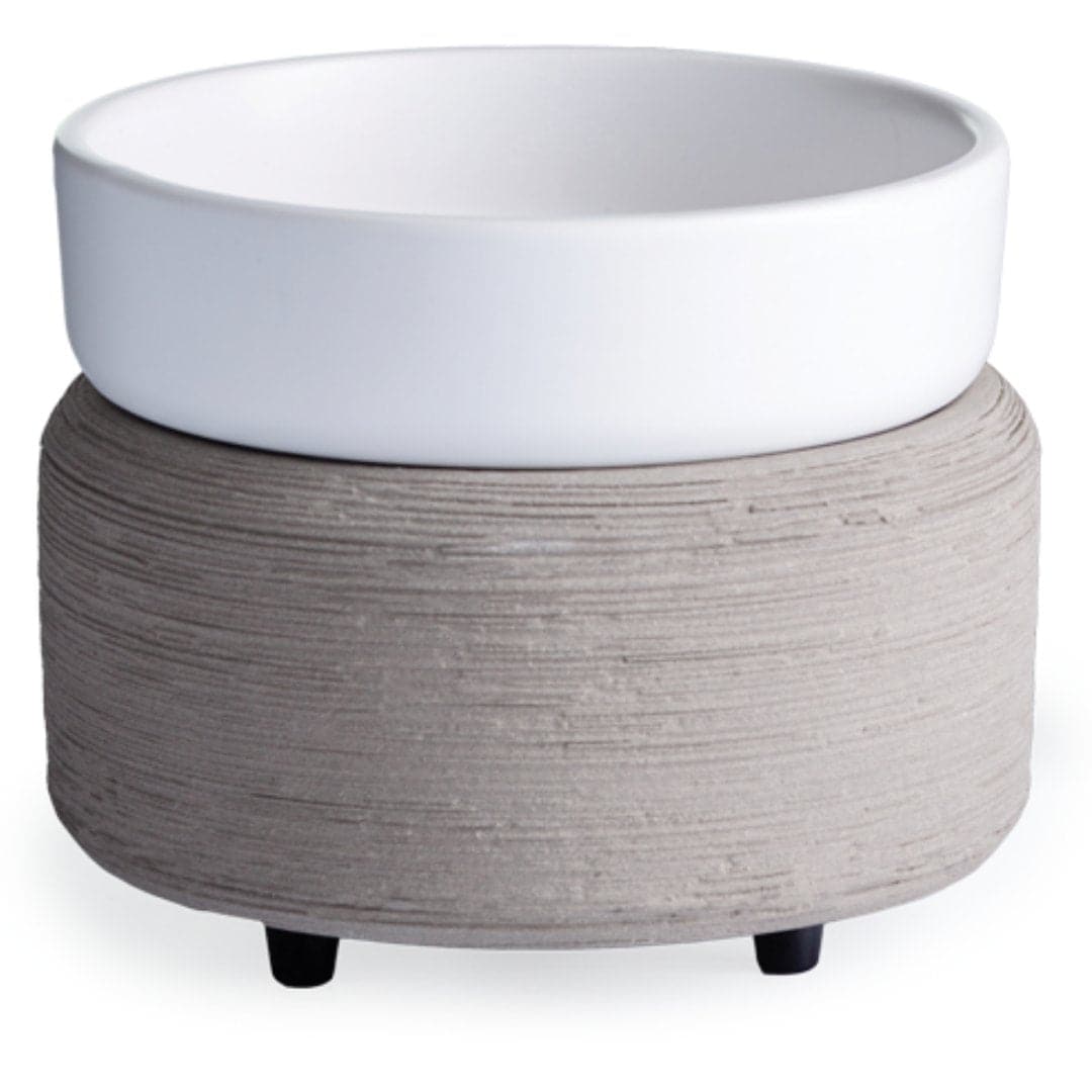 Two-in-one Candle Warmer in Concrete - HER Home Design Boutique