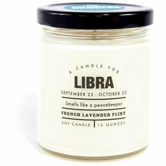 Whiskey River Zodiac Candle: Libra - HER Home Design Boutique