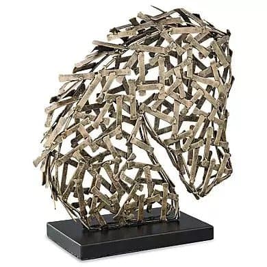 Wild Stallion Sculpture - HER Home Design Boutique
