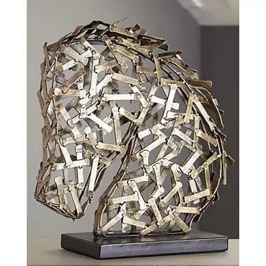 Wild Stallion Sculpture - HER Home Design Boutique